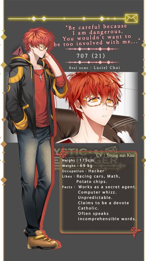Mystic Messenger: how to get on 707's route .